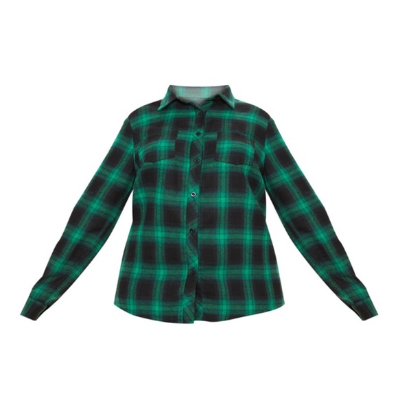 Flannel 💚🖤 - Picture 4 of 8